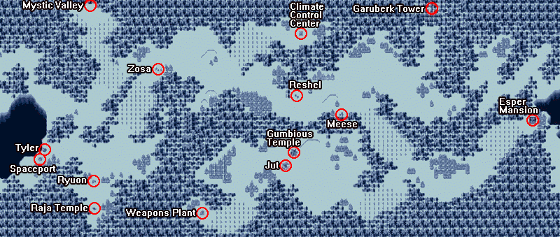 Phantasy Star 4 - World Maps