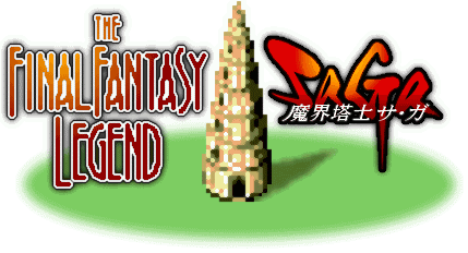 Final Fantasy Legend and Makai Toushi SaGa logos