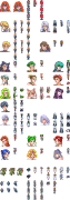 Click to enlarge Enemy & other characters sprites