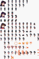 Click to enlarge Sailor Mars sprites
