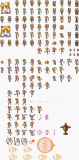 Click to enlarge Sailor Moon sprites