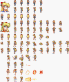 Click to enlarge Sailor Venus sprites