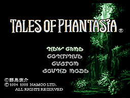 Tales of Phantasia (PlayStation 1)