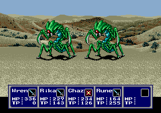 Chaz attacks with Ray Blade