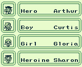 The playable characters