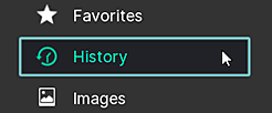 RetroArch History tab
